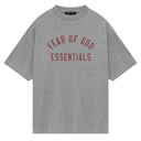 Camiseta Fear Of God Essentials Jersey Crewneck Cinza Escuro (Dark Heather)