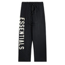 Calça Fear Of God Essentials Heavy Fleece Relaxed Preta