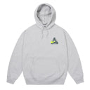 Agasalho Moletom Palace x Nike Tri Swoosh Cinza Mescla