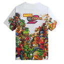 Camiseta Marvel vs. Capcom x Kith New Age Of Heroes All-Over Printed Branca