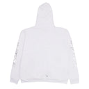 Agasalho Moletom Chrome Hearts Metallic Print Vertical Logo Branco