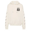 Agasalho Moletom Off-White 23 Skate Logo Embroidered Bege