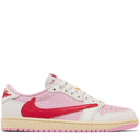 Tênis Travis Scott x Air Jordan 1 Retro Low OG Sail Tropical Pink Rosa