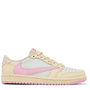 Tênis Travis Scott x Air Jordan 1 Retro Low OG Shy Pink Off-White