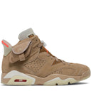 Tênis Travis Scott x Air Jordan 6 Retro British Khaki Bege