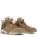 Tênis Travis Scott x Air Jordan 6 Retro British Khaki Bege