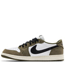 Tênis Air Jordan 1 Retro Low OG Medium Olive Marrom