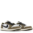 Tênis Air Jordan 1 Retro Low OG Medium Olive Marrom