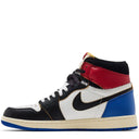 Tênis Fragment Design x Union LA x Air Jordan 1 Retro High OG Varsity Red Preto