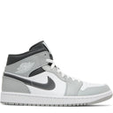 Tênis Air Jordan 1 Mid Light Smoke Grey Cinza
