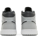 Tênis Air Jordan 1 Mid Light Smoke Grey Cinza