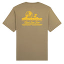 Camiseta Aimé Leon Dore Sun Faded Unisphere Bege Escuro (Laurel Oak)