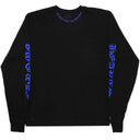 Camiseta Manga Longa Chrome Hearts Neck Logo Preta Preto