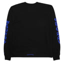 Camiseta Manga Longa Chrome Hearts Neck Logo Preta Preto