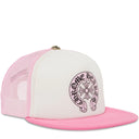 Boné Chrome Hearts Sex Records Branco/Rosa