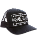 Boné Trucker Chrome Hearts CH Hollywood Preto