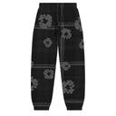 Calça de Moletom Denim Tears Plaid Cotton Wreath Preta Preto