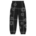 Calça de Moletom Denim Tears Plaid Cotton Wreath Preta Preto