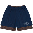 Shorts Denim Tears ADG Double Layer Mesh Azul Marinho