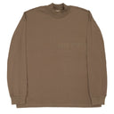 Camiseta Manga Longa Fear Of God Essentials Marrom (Wood)