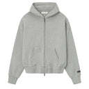 Agasalho Moletom com Zíper Fear Of God Essentials Classic Fleece Cinza Claro (Concrete Heather)