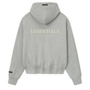 Agasalho Moletom com Zíper Fear Of God Essentials Classic Fleece Cinza Claro (Concrete Heather)