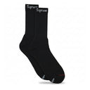 Underwear Meia Supreme x Hanes Crew Preta (Pacote de 4)