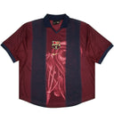 Camiseta Jersey Nike x FC Barcelona x Cactus Jack Retro 2000/01 Home Skeleton Bordô Vermelho