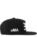 Boné oMA Studios NY NY Aba Reta Preto