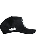 Boné oMA Studios LA LA Curved Brim Preto e Branco