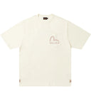 Camiseta Palace x Evisu Heavy Wash Off-White Branco