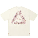 Camiseta Palace x Evisu Heavy Wash Off-White Branco