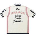 Agasalho Tricô Palace x Evisu Cycle Off-White Branco