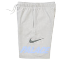 Shorts Bermuda de Moletom Palace x Nike Cinza (Grey Marl)