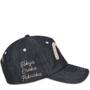 Boné Snapback Palace x Evisu Índigo Azul