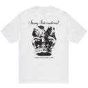 Camiseta Stussy Camiseta Stüssy Dog Crown Branca Branco