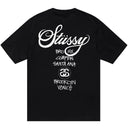 Camiseta Stussy World Tour Preta Preto