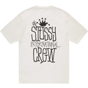 Camiseta Stussy Crown International Off-White (Natural)