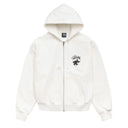 Agasalho Moletom com Zíper Stussy Long Haul Off-White Branco