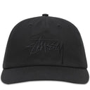 Boné Stussy Big Stock Mid Depth Preto