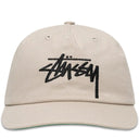 Boné Stussy Big Stock Mid Depth Bege