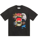 Camiseta Supreme x MM6 Maison Margiela Split Preta Preto