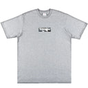 Camiseta Supreme x Emilio Pucci Box Logo Cinza Mescla