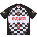 Camiseta Jersey Supreme Checkerboard Preta Preto