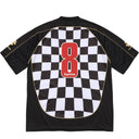 Camiseta Jersey Supreme Checkerboard Preta Preto