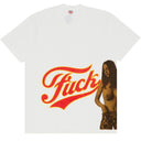 Camiseta Supreme x Hysteric Glamour Fuck Branca Branco