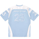 Camiseta Jersey Supreme x Jordan Warm Up Azul Claro
