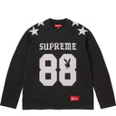 Camiseta Manga Longa Supreme x Playboy Preta Preto