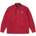 Camisa Supreme Quilted Lined Denim Snap Vermelha Vermelho