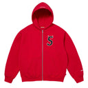 Agasalho Moletom Supreme Devil's Logo Com Zíper Vermelho